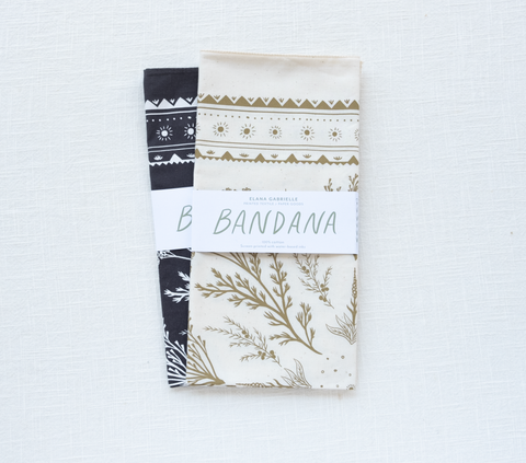 High Desert Bandana - Southwest/Western Botanical Gift