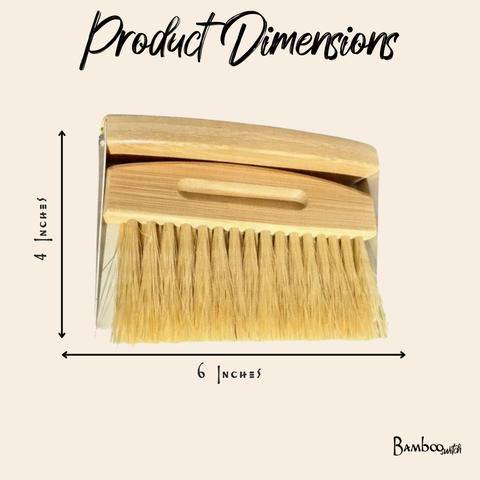 Bamboo Dust Pan & Bamboo Brush | Cleaning Bestseller