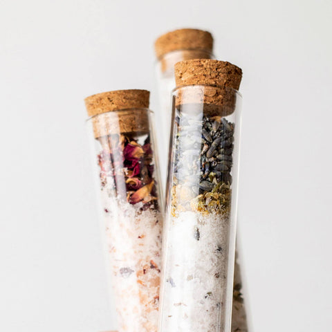 Lavender Chamomile Bath Soak Tube | salts gift spa therapy