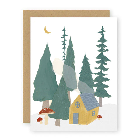 Forest Cottage Notecard