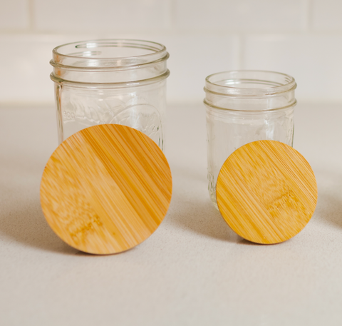 Bamboo Mason Jar Lids | Fall Canning Bestseller