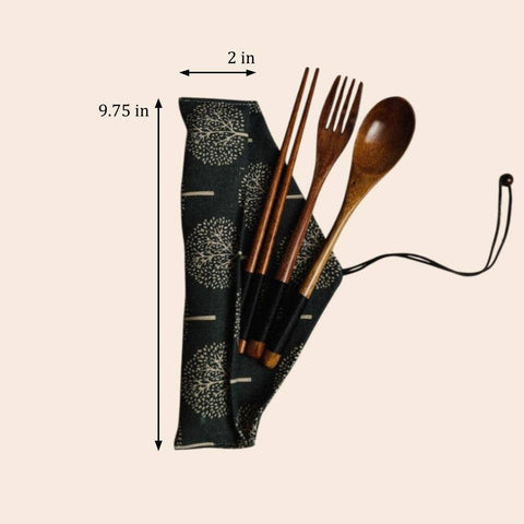 Coconut Utensil Cutlery Set | Gift Bestseller