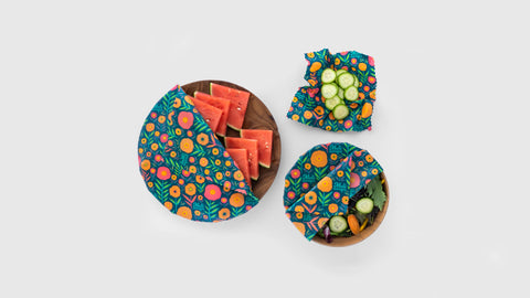 Assorted Collection Beeswax Wraps- Meli Wraps 3 Pack Case