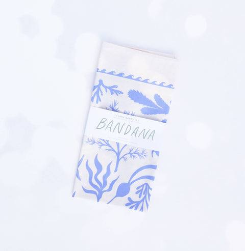 Tides Bandana - Coastal Textile, Nature-Inspired Gift