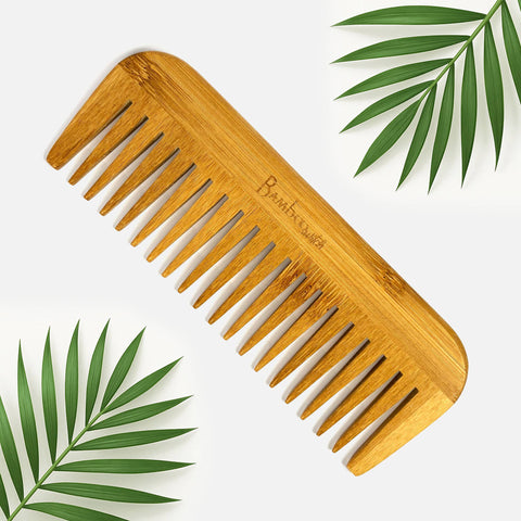 Pointed Bamboo Wide Tooth Comb | Bestseller