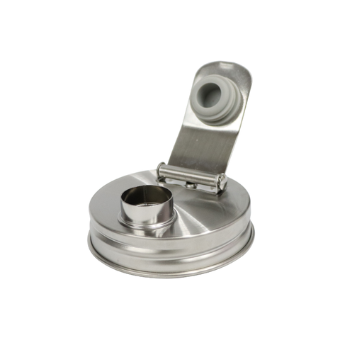 Pourable Jar Lid - Wide Mouth - Stainless Steel