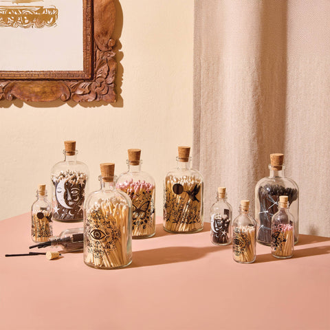 Mini Apothecary Match Bottle, Celestial