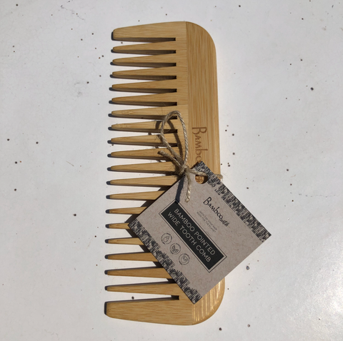 Pointed Bamboo Wide Tooth Comb | Bestseller