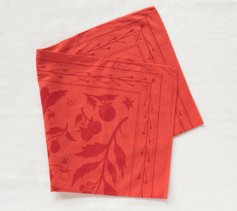 Tomato Bandana - Bestselling Cotton Tomato Illustration