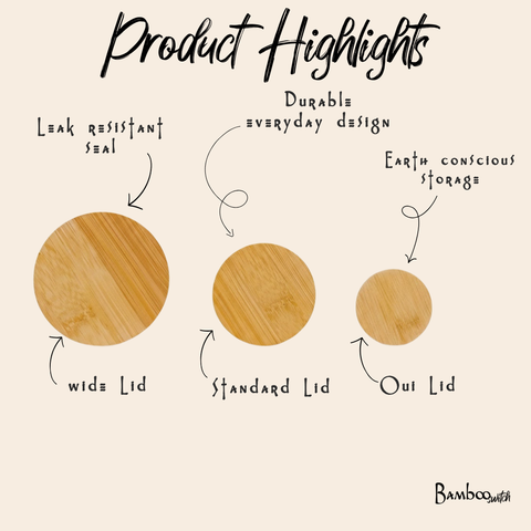 Bamboo Mason Jar Lids | Fall Canning Bestseller