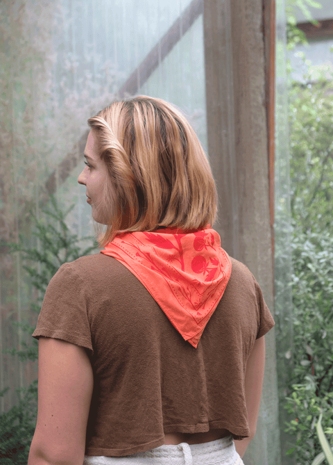 Tomato Bandana - Bestselling Cotton Tomato Illustration