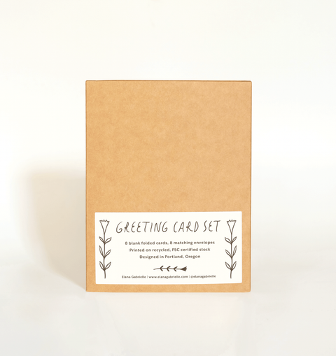 Rosehip Winter Card Boxed Set of 8