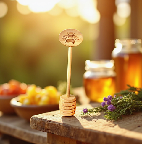 Bamboo Honey Dipper Spoon | Fall Bestseller